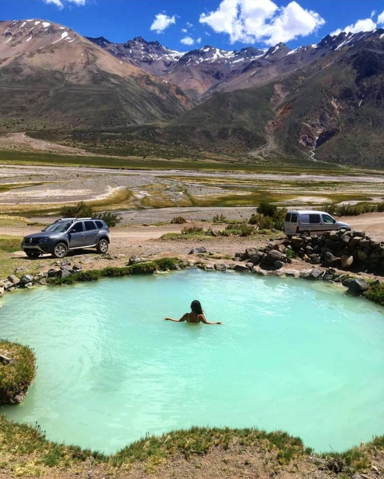 Hotel Termas El Sosneado, Mendoza. Foto Instagram @soymendozaok