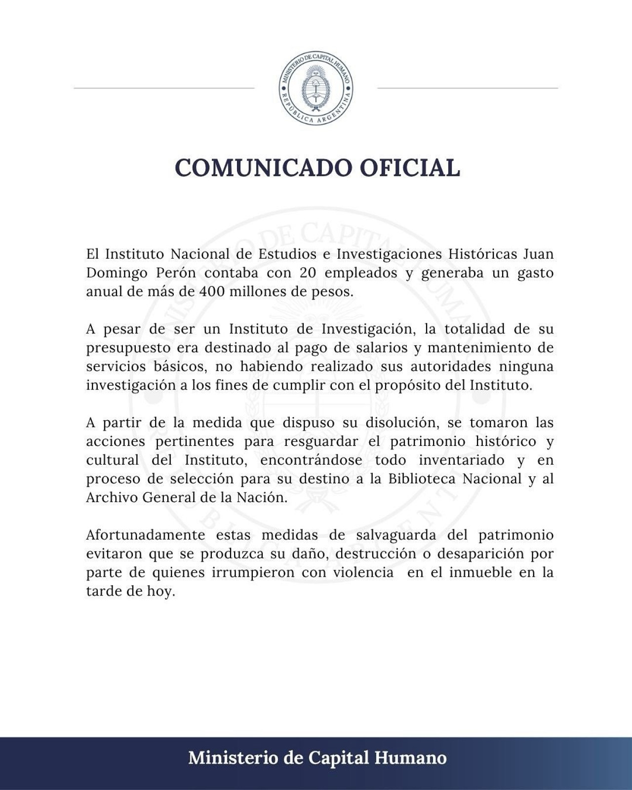 La postura del Ministerio de Capital Humano sobre la detención de Juan Grabois.