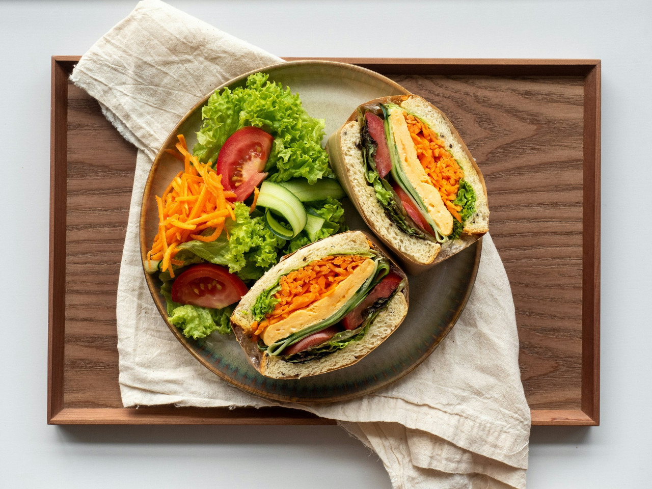 Almuerzo o cena saludable. Foto Unsplash