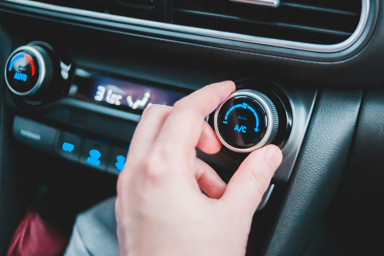 Aire acondicionado, auto. Foto: Pexels.