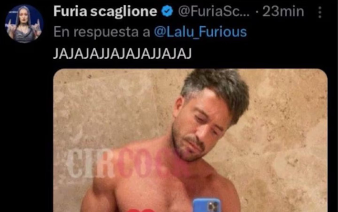 El polémico posteo de Furia Scaglione. Foto: X.