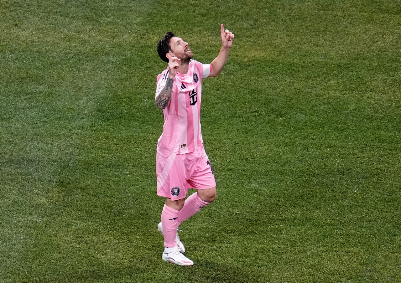 Lionel Messi, autor de un golazo en la victoria del Inter Miami. Foto: Reuters/Dale Zanine
