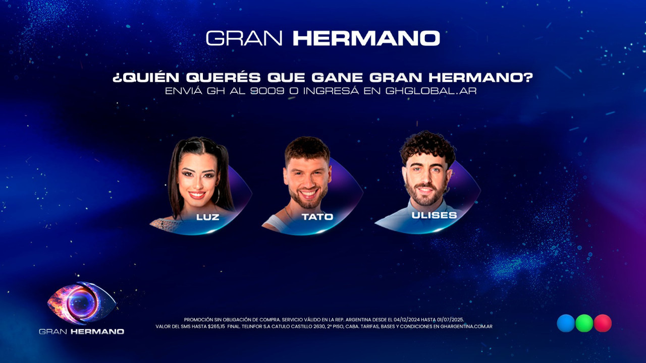Los finalistas de Gran Hermano 2025. Foto: X GranHermanoAr.